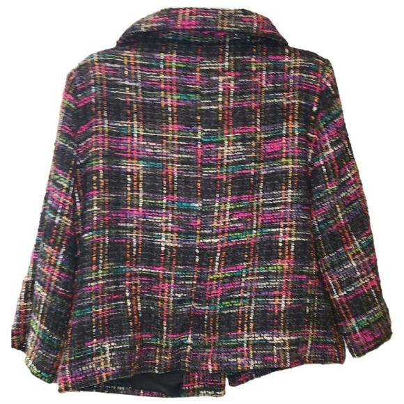Cartise Plaid Tweed Jacket - Picture 2 of 10